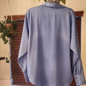 H&M oversize satin shirt